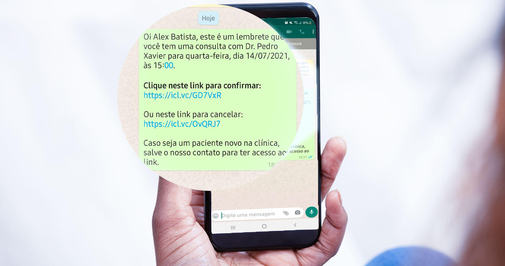 Lembretes e Reativação Automática para Clínicas